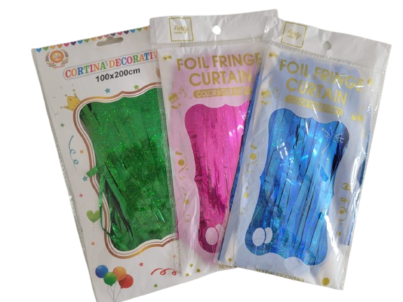 Cortina Decorativa Holográfica